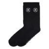 Quartier Socken mit gesticktem Logo, zwei Paar „Schwarz“