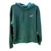 Rainbow Cloud Graphic Pullover Hoodie asiatische Größen „Grün“
