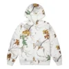 Real Tree Wendejacke mit Blattprint, asiatische Größen „Casual White“
