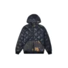 Real Tree Wendejacke mit Blattprint, asiatische Größen, „Schwarz“