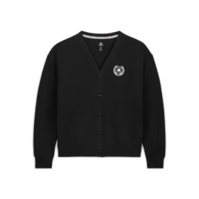 Retro Cardigan Asia-Größen „Schwarz“