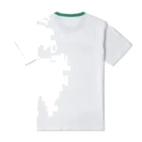 Retro Chuck Arch T-Shirt asiatische Größen „Weiß-Grün“