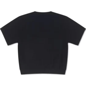 Retro Chuck Crew T-Shirt (asiatische Größen) „Schwarz“