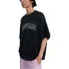 Retro Chuck Crew T-Shirt (asiatische Größen) „Schwarz“