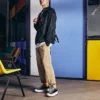 Retro-Freizeitjacke mit Kapuze im Paar-Look, asiatische Größen, „Khaki“