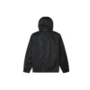 Retro-Freizeitjacke mit Kapuze im Paar-Look, schwarz