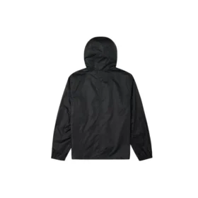 Retro-Freizeitjacke mit Kapuze im Paar-Look, schwarz