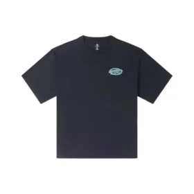 Retro-Segelboot-Grafik-T-Shirt, asiatische Größen, „Schwarz“