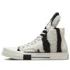 Rick Owens x DRKSHDW TURBODRK Chuck 70 High „Zebra“