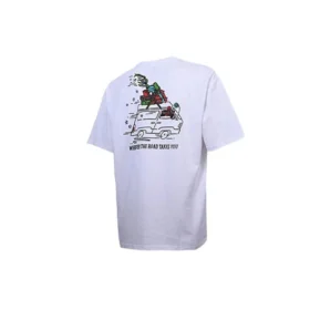 Road Trip T-Shirt asiatische Größen „Weiß“