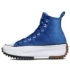 Run Star Hike High-Top-Canvas-Schuhe Blau