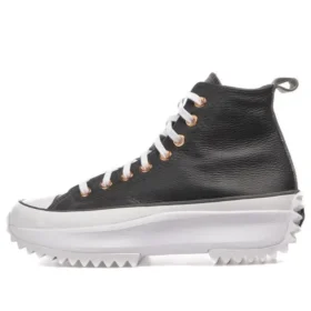 Run Star Hike Platform Metallic & Leather High Top „Schwarz“
