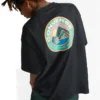 Sail Away T-Shirt (asiatische Größen) „Schwarz“
