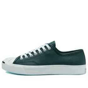 Saisonale Farbe Leder Jack Purcell „Grün-Weiß“