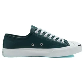 Saisonale Farbe Leder Jack Purcell „Grün-Weiß“