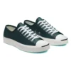 Saisonale Farbe Leder Jack Purcell „Grün-Weiß“