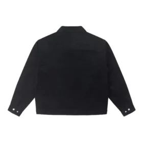 Saisonale, gefütterte Cord-Jacke, asiatische Größen „Schwarz“