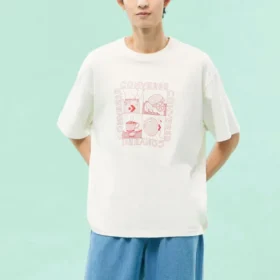 Sensory Graphic T-Shirt (asiatische Größen) „Weiß“
