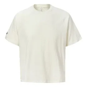 Shapes Box Cropped T-Shirt asiatische Größen „Weiß“