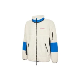 Sherpa-Jacke aus Polarfleece, warm, Colorblock, lässig, Stehkragen