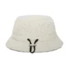 Sherpa Verstellbarer Bucket Hat „Weiß“