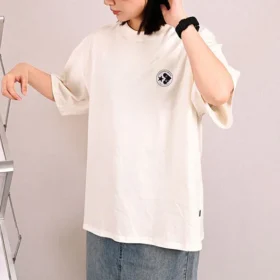 Skateboard-Logo-T-Shirt asiatische Größen „Weiß“