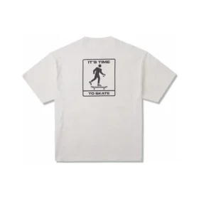 Skateboard Pocket Tee asiatische Größen „Beige“
