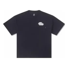 Skateboard Pocket Tee asiatische Größen „Schwarz“