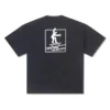Skateboard Pocket Tee asiatische Größen „Schwarz“