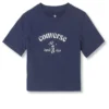 Skateboard-T-Shirt „Navy“