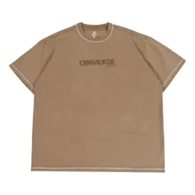 Skateboard Wash T-Shirt asiatische Größen „Hellbraun“