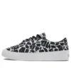 Skidgrip Stylische Low-Top-Freizeit-Canvas-Schuhe Schwarz-Grau-Print „Black Gray“
