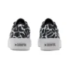 Skidgrip Stylische Low-Top-Freizeit-Canvas-Schuhe Schwarz-Grau-Print „Black Gray“