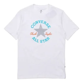 Slogan-Logo-T-Shirt mit kurzen Ärmeln für Herren, Weiß