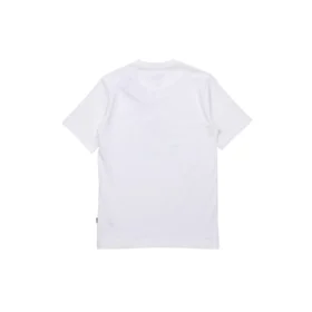 Slogan-Logo-T-Shirt mit kurzen Ärmeln für Herren, Weiß