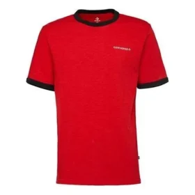 Slub Ringer SS Tee (asiatische Größen) „Red“