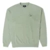Sneakers Patch Sweatshirt mit lockerer Passform, asiatische Größen „Summit Sage“