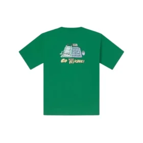 Sommer-Outdoor-T-Shirt mit Grafik, asiatische Größen „Grün“