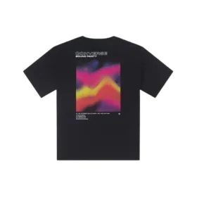 Soundwaves T-Shirt asiatische Größen „Schwarz“