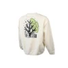 Spring Up Graphic Crew Sweatshirt (asiatische Größen) „Egret“