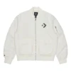 SS22 Logo Loose Sports Retro Pilotenjacke Paar-Style Weiß