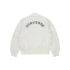 SS22 Logo Loose Sports Retro Pilotenjacke Paar-Style Weiß