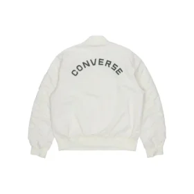 SS22 Logo Loose Sports Retro Pilotenjacke Paar-Style Weiß