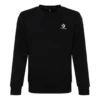 Star Chevron EMB Crew Sweatshirt asiatische Größen „Schwarz“