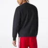 Star Chevron EMB Crew Sweatshirt asiatische Größen „Schwarz“