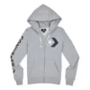 Star Chevron Full-Zip-Jacke asiatische Größen „Grey“