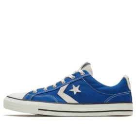 Star Player Retro Casual Skateboard-Schuhe Unisex Blau Weiß