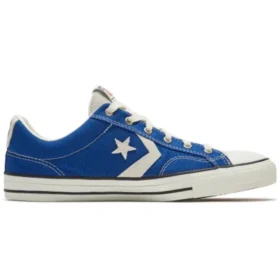 Star Player Retro Casual Skateboard-Schuhe Unisex Blau Weiß