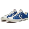 Star Player Retro Casual Skateboard-Schuhe Unisex Blau Weiß