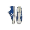 Star Player Retro Casual Skateboard-Schuhe Unisex Blau Weiß